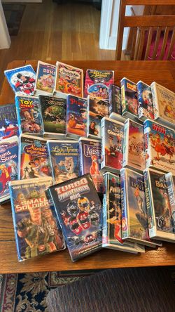 Disney vhs tapes and others assorted