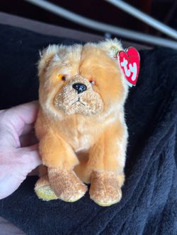Ty Beanie Baby Zodiac 2000 Vintage Dog Chow Plush
