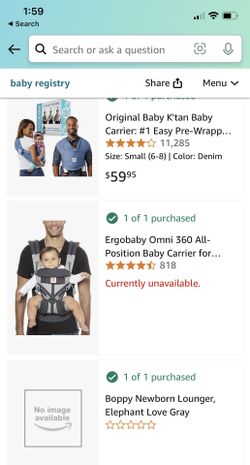 Ergo baby Omni 360 Carrier - Newborn To Toddler