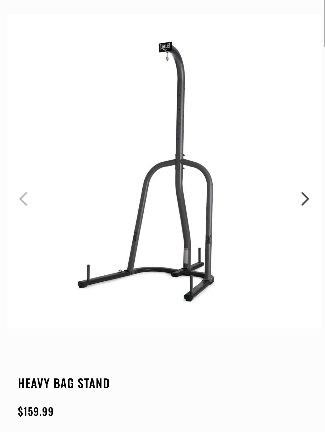 EVERLAST PUNCHING BAG STAND