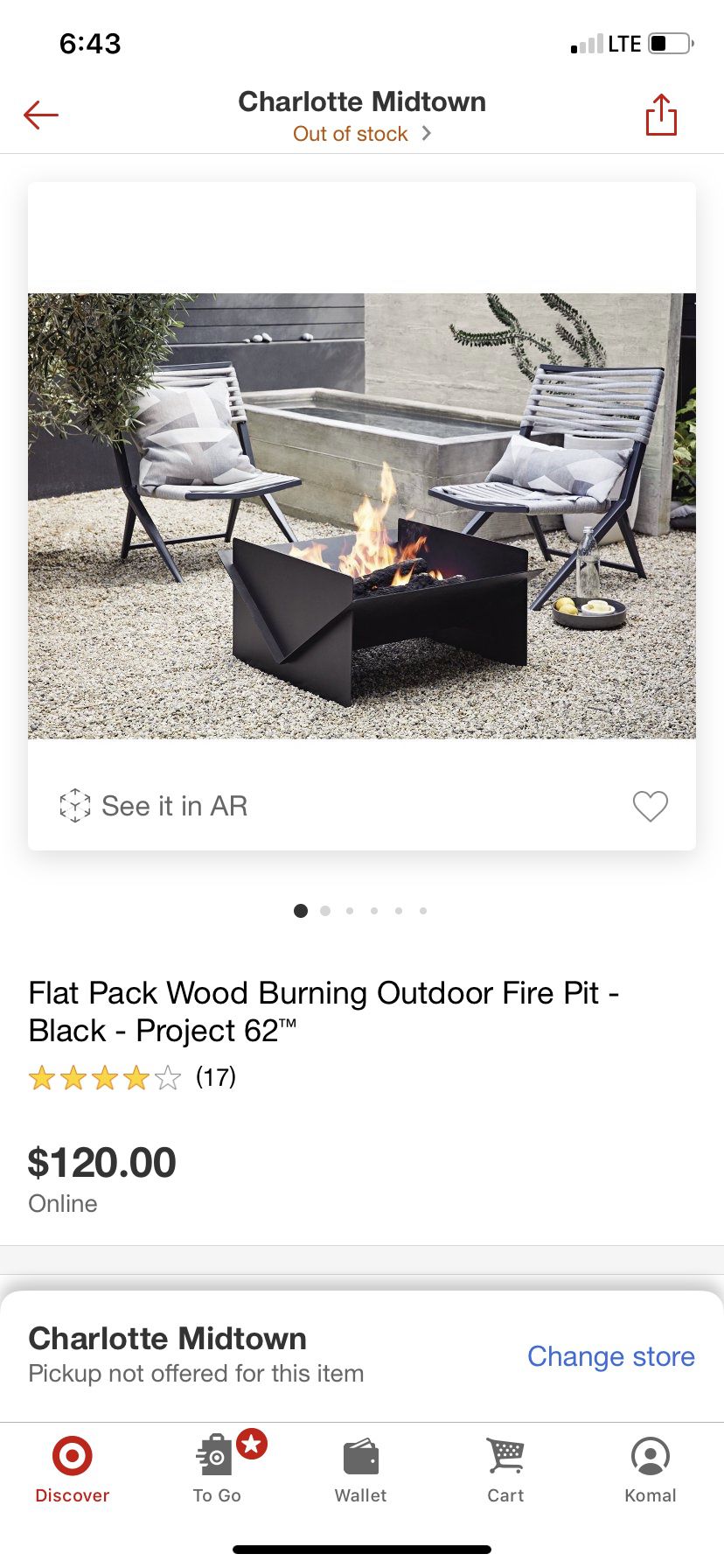 Fire pit ( brand new )