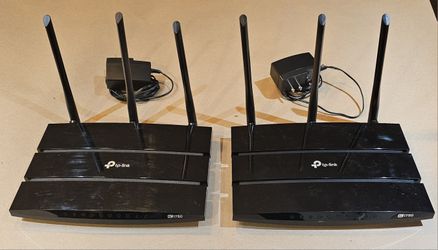 2x TP-Link Archer A7 Internet Wifi Router Gateways