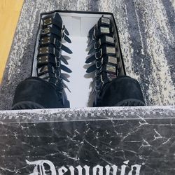Authentic Demonia Boots (size 9)