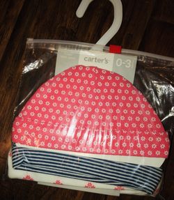 Carter’s 0/3m Hats - $24