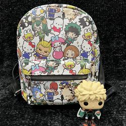My Hero Academia X Sanrio Backpack & Funko Pop Katsuki
