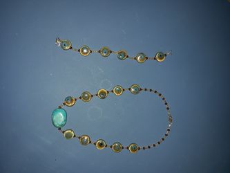 One of a kind necklace and bracelet!!