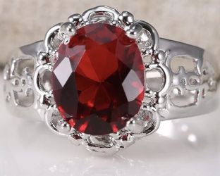 Size 7.5 solid sterling silver ring