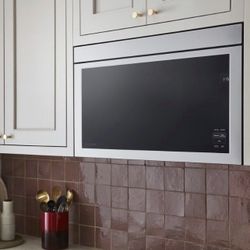 KitchenAid - 1.1 Cu. Ft. Over-the-Range Microwave with Flush Built-in Design - Stainless Steel