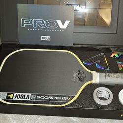 New Joola Pro V ScorpeusV 16mm Pickleball Paddle 