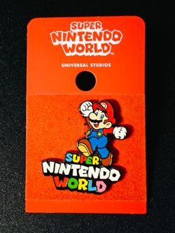 Super Nintendo World Mario pin