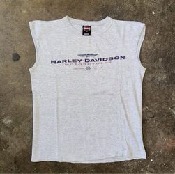 Vintage Harley-Davidson Montana Motorcycles Sleeveless T-Shirt