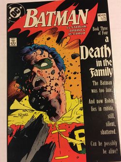 Batman 426-429, Death in Family Complete Set for Sale in Holliston, MA -  OfferUp