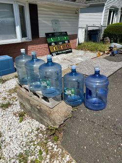 Empty 5 gallons water bottle