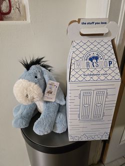 Brand New Build A Bear Disney Collectible Talking Eeyore Plush