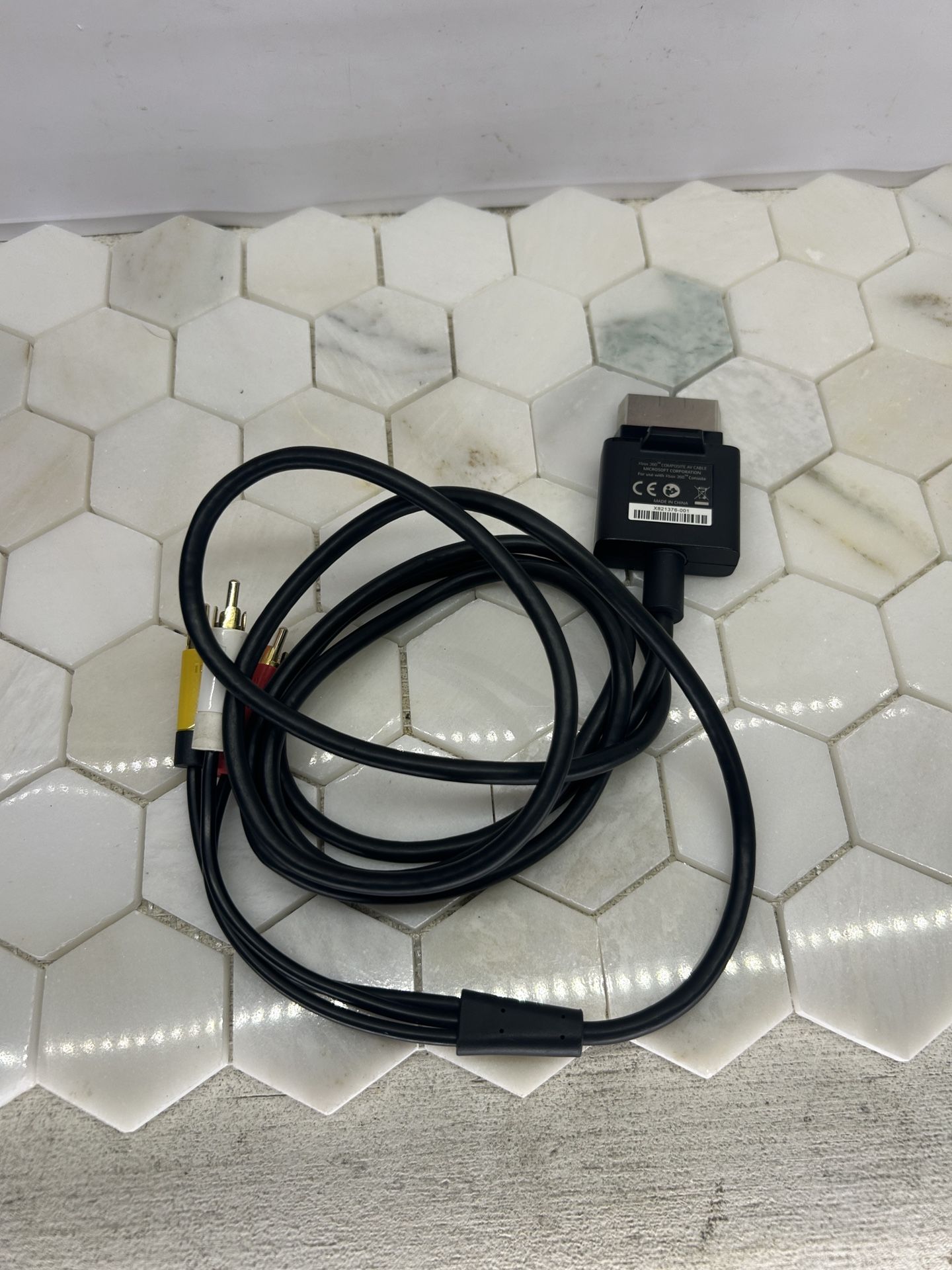 Xbox 360 Black AV Cable