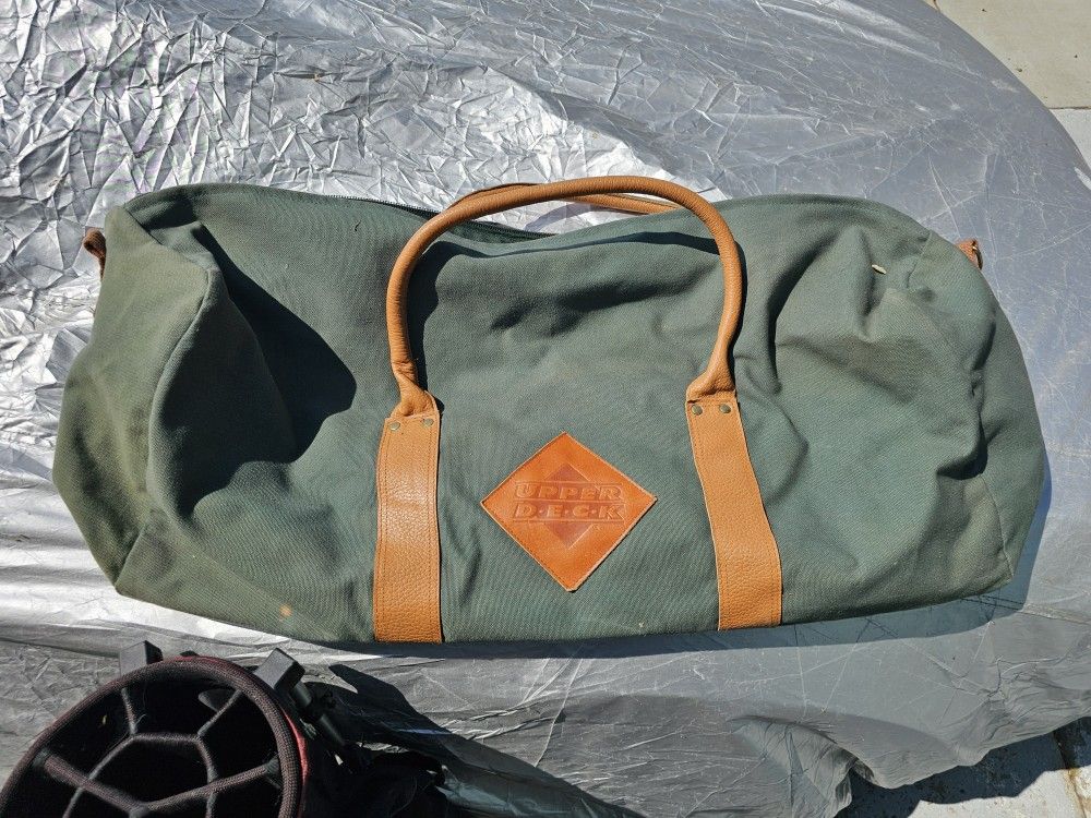 Upper Deck Canvas Duffle Bag