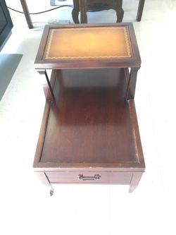 Antique vintage magazine table