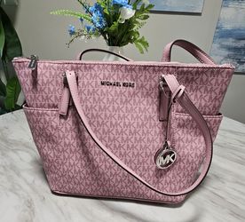 MICHAEL KORS ROYAL PINK RARE SULLIVAN TOTE