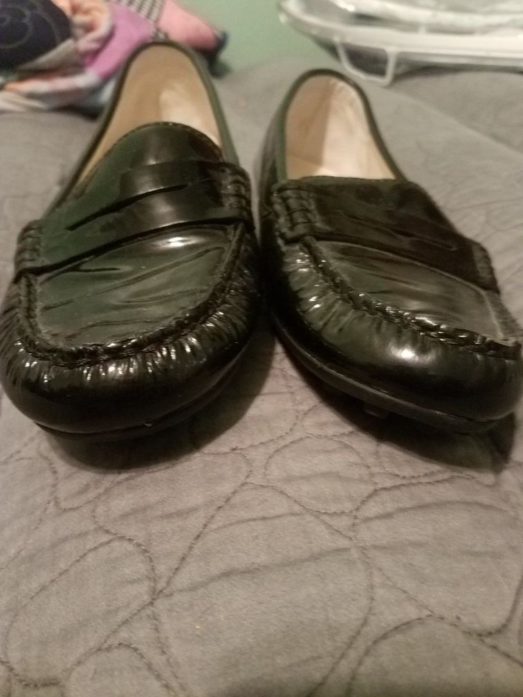 Michael Kors black patent leather