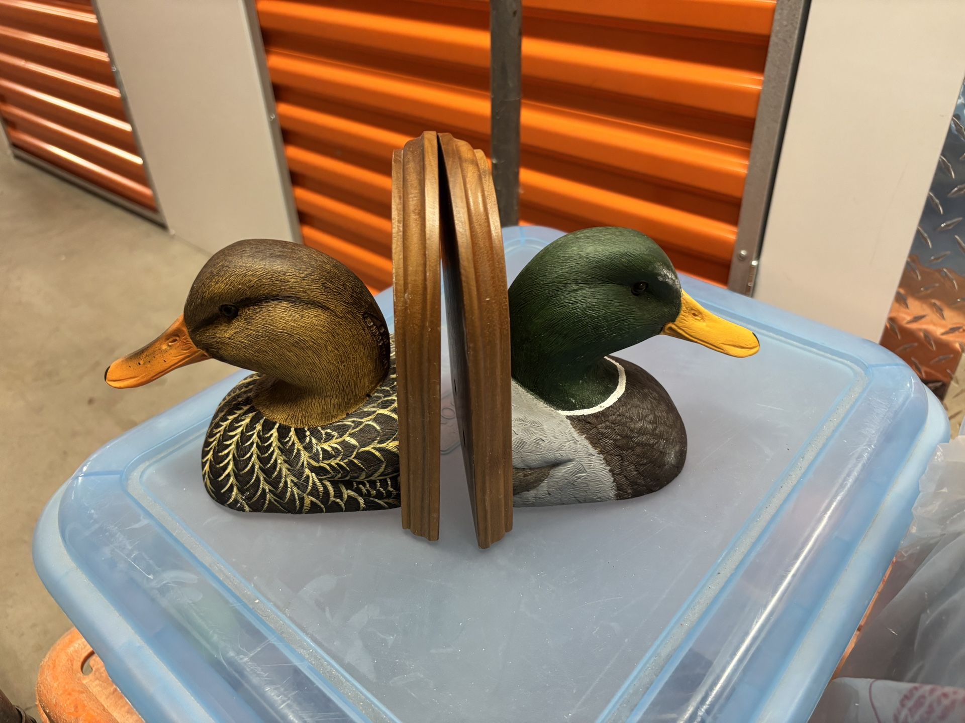 Vintage Mallard Book Ends