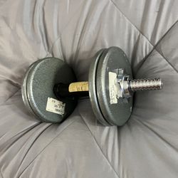 20 Pound Adjustable Dumbbell