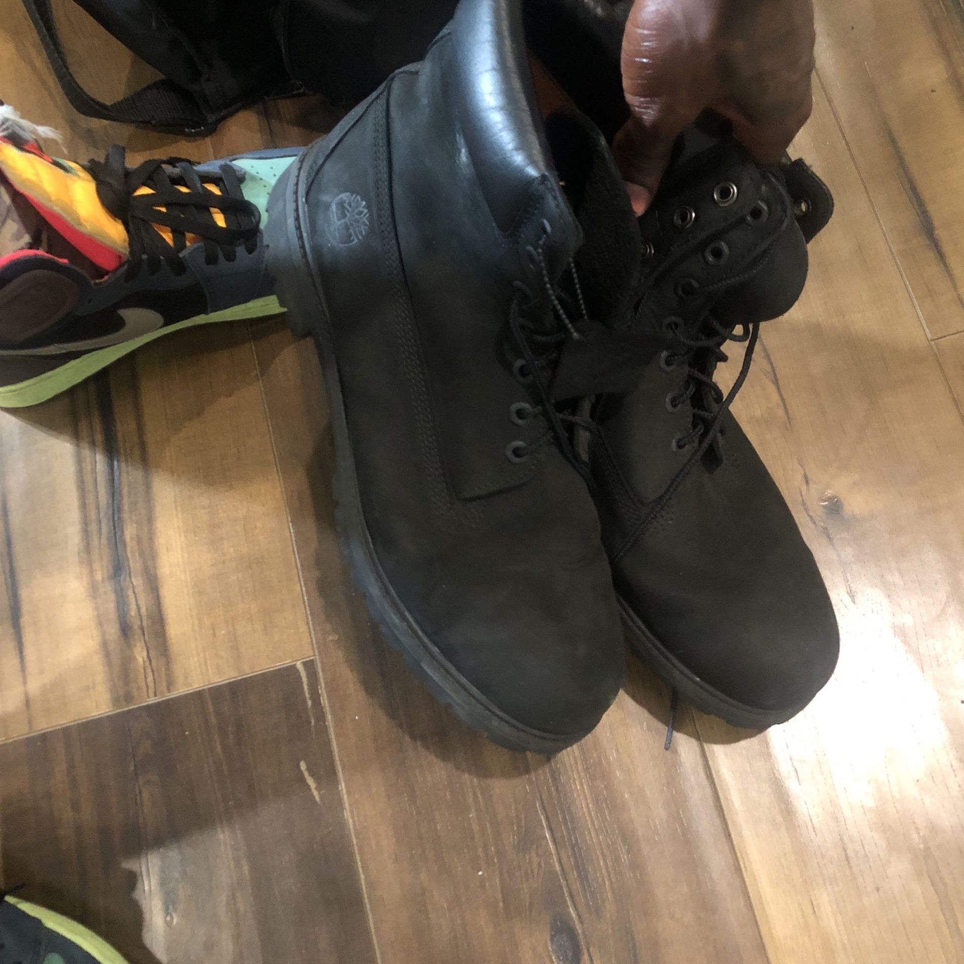 Black Timberland Boots