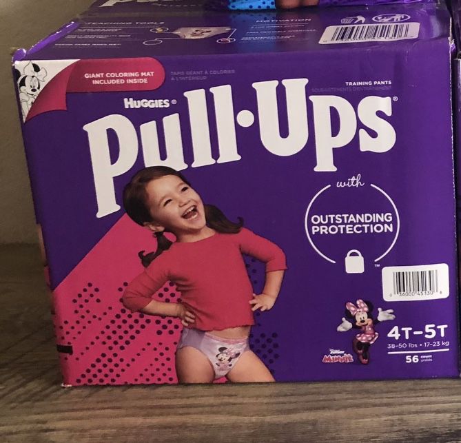 Pull ups Diapers (size 4t-5t)