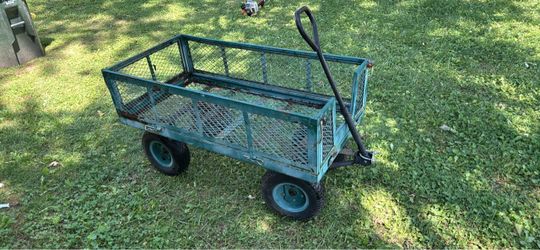 Heavy-Duty Metal Garden Utility Cart/Wagon.