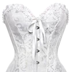 Sexy White Corset- Sizes XL-2XL -Perfect For Halloween