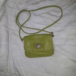 Vintage Unused FOSSIL LEATHER CROSSSHOULDER LEATHER POCHETTE BAG 