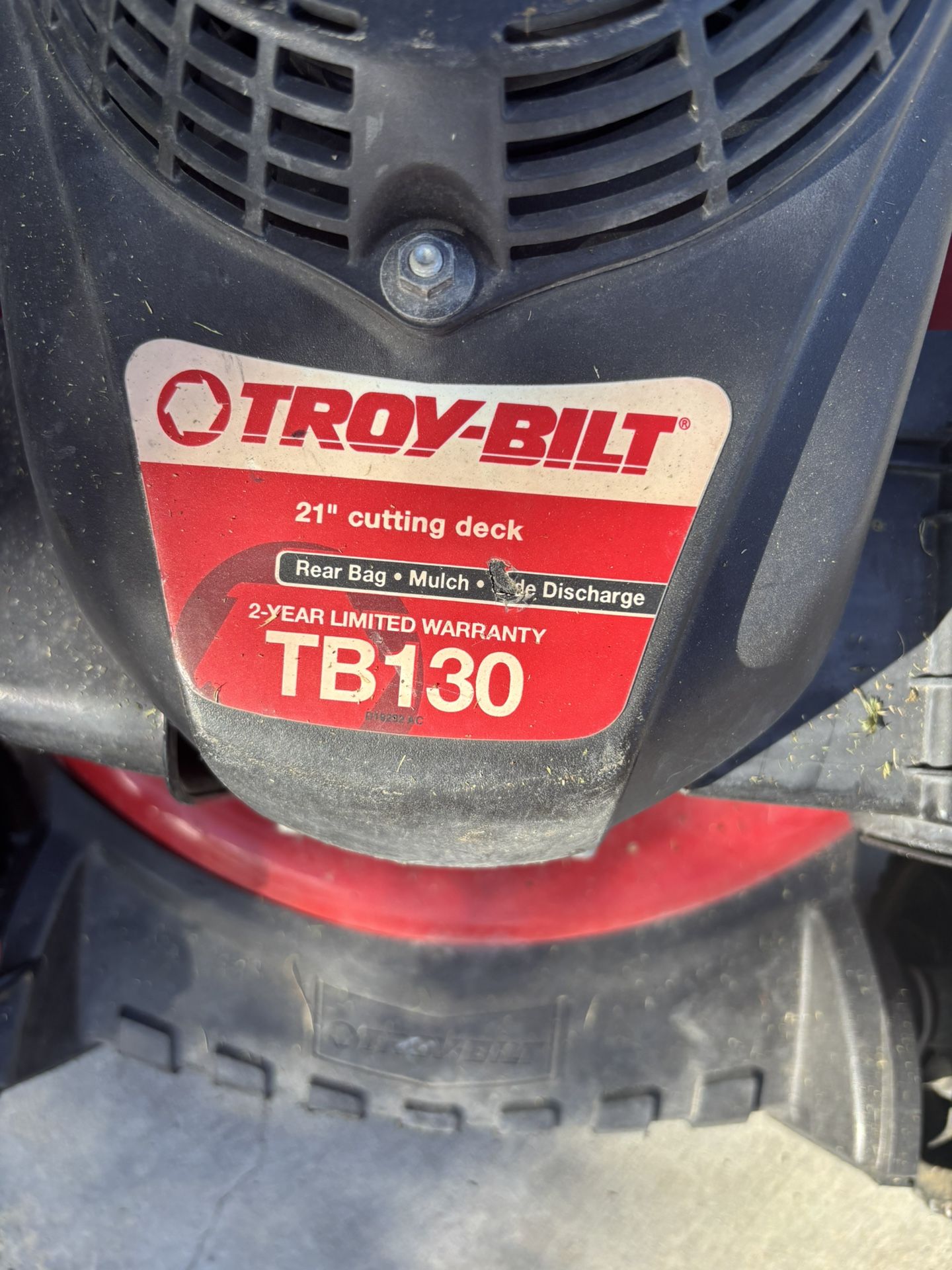 Troy-Bilt/Honda Mower