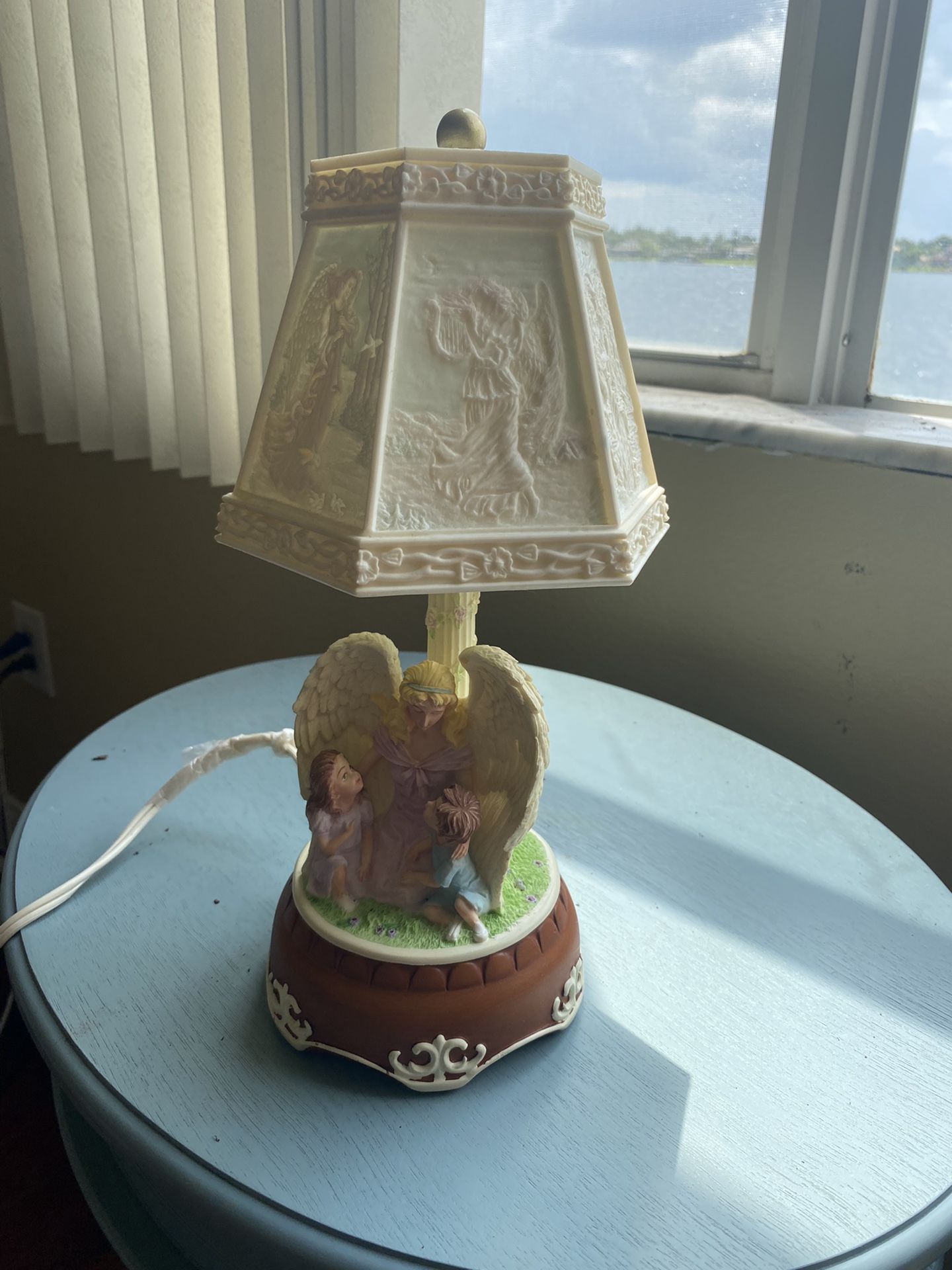 Vintage Angel Lamp