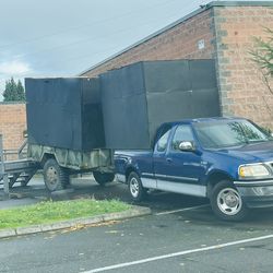 1999 Ford F-150 work truck and trailer