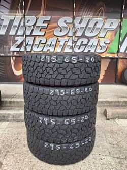 Set. 296/65/20. TOYO TIRES OPEN COUNTRY. FREE INSTALL AND BALANCE