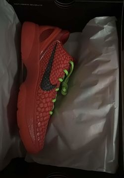 Men’s Kobe 6 Protro Reverse Grinches Size 8.5 DS From SNKRS 