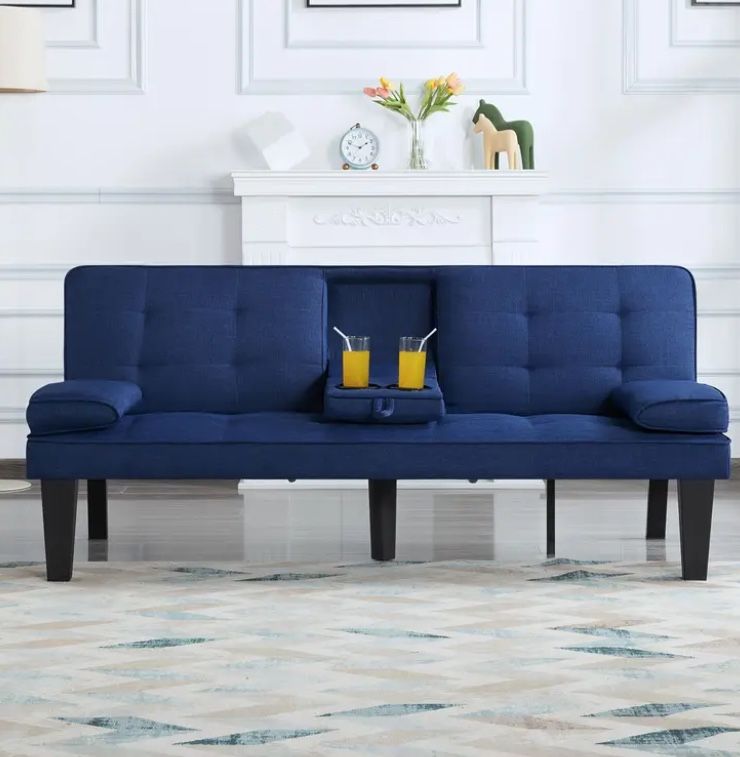 BLUE/GRAY/BLACK COUCH!
