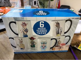 Signature Housewares Inc - 6 Animal Coffee Mug Set