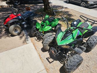 3 avt quads all run good start right up can test drive