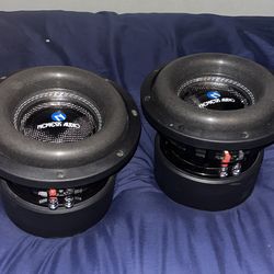 dual 8in subwoofers nemesis NA-8H Hectic series