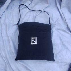 Vintage Fendi Monogram Fabric Hand Bag