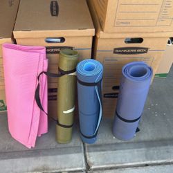 Yoga Mats All Together 