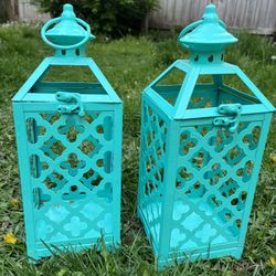 two elegant lanterns 14 by 5