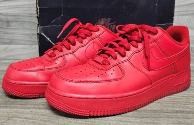 Nike Air Force 1 Low ’07 Triple Red Men’s Size 10 CW6999-600 (A1D027755)