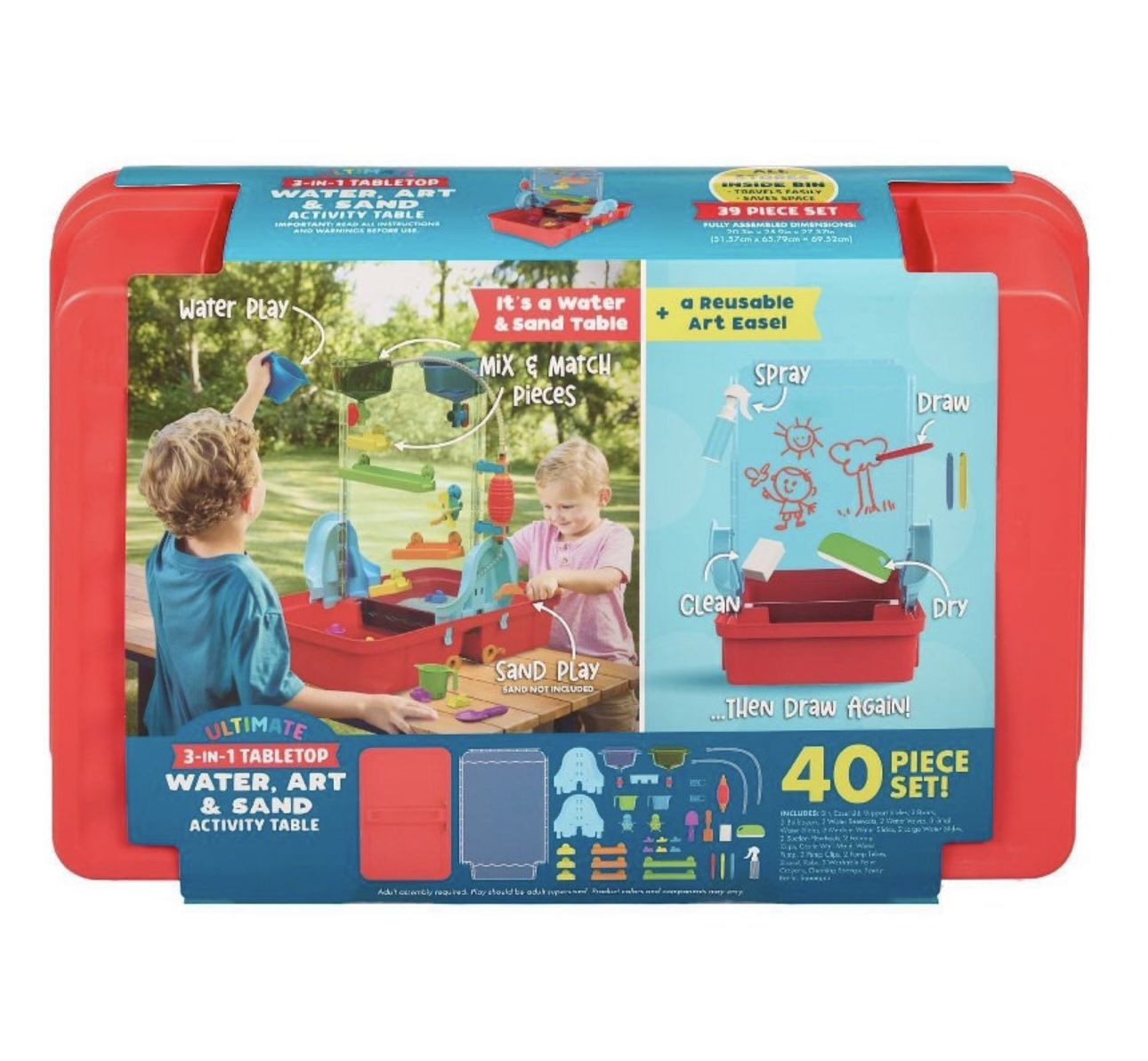 3 In 1 Water , Sand and Art Easel