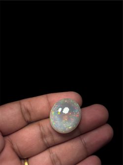 35.06 Ct Natural Opal Oval Cabochon Multicolor Play of Color Loose Gemstone
