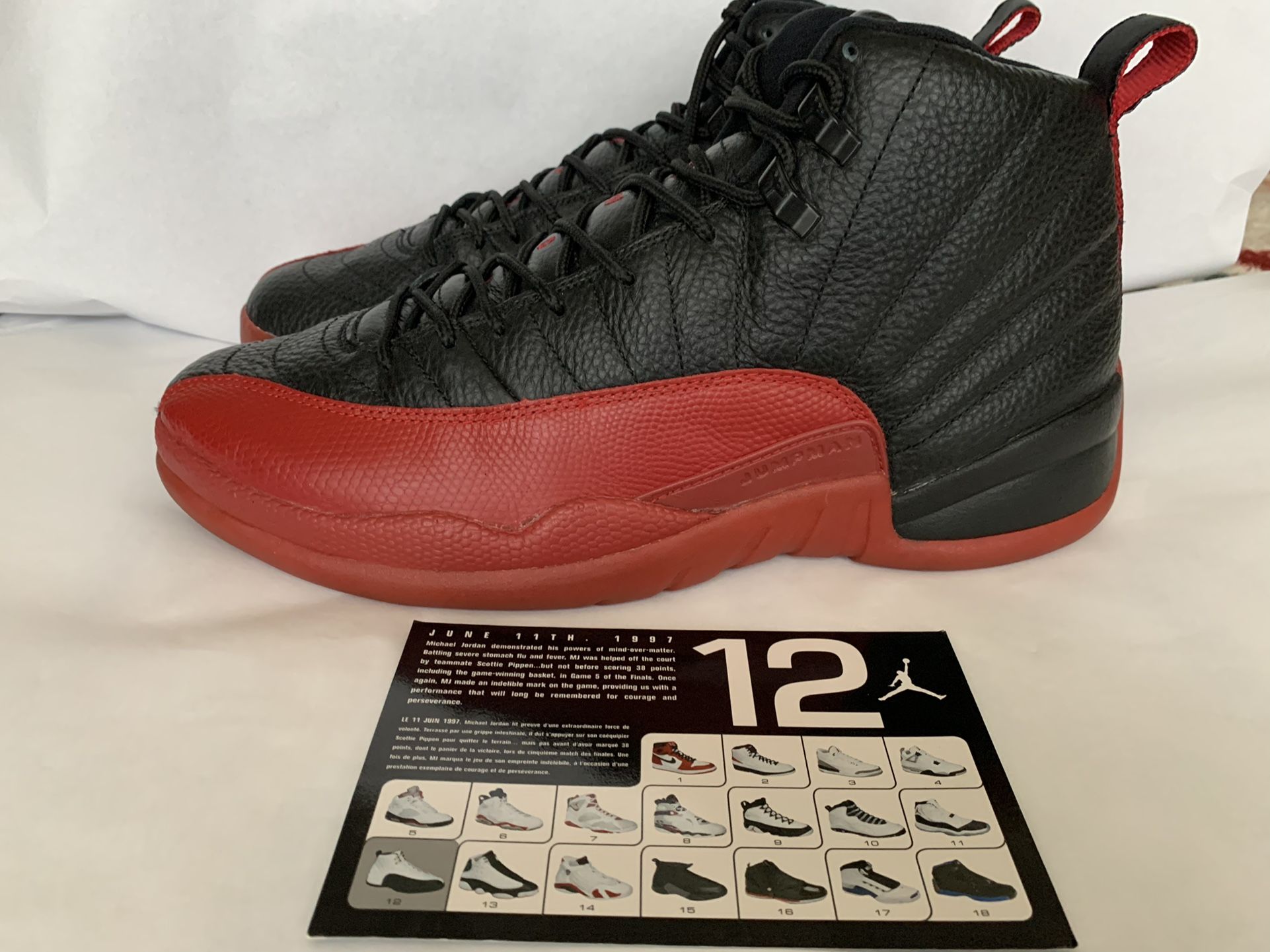 Jordan 12 Flu Game 2003 Size 12.5