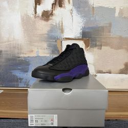 NEW Air Jordan 13 Retro Black Court Purple MEN Size 11 🔥
