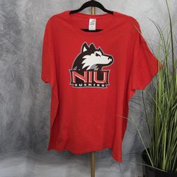 NIU Huskies Red Tee Ladies Sz 3XL NEW