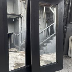 Mirrors with Wood Frame 