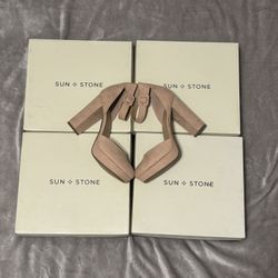 4 Brand New Sun And Stone Womens  Heels 